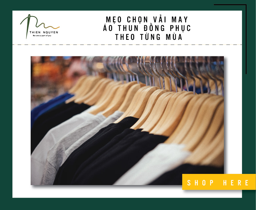 May áo thun đồng phục 