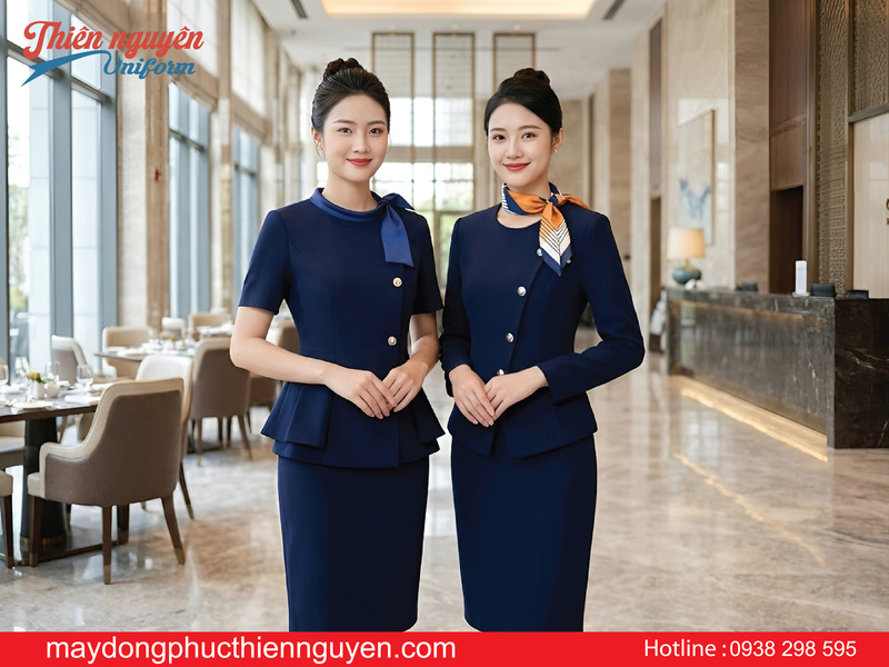 Mẫu Đồng Phục Lễ Tân Spa & Thẩm Mỹ Viện - Thiên Nguyên Uniform