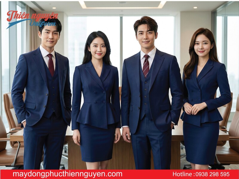  Khoác lên mình bộ áo vest đồng phục được may đo chuẩn xác, người quản lý sẽ cảm thấy tự tin hơn vào vai trò và trách nhiệm của mình, từ đó nâng cao hiệu suất làm việc