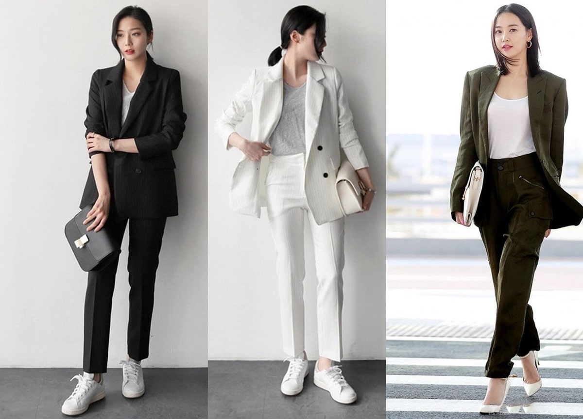 mẹo phối đồ công sở quần Tây