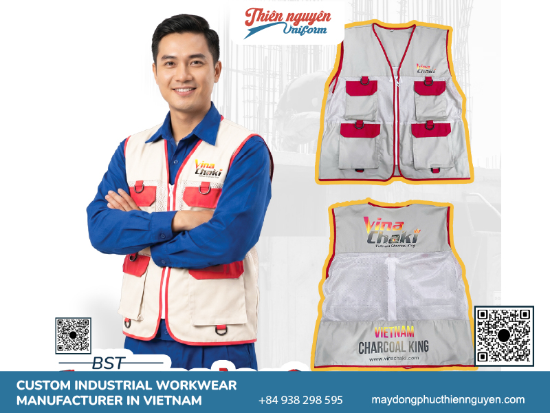 Vest jacket collection of Thien Nguyen Uniform
