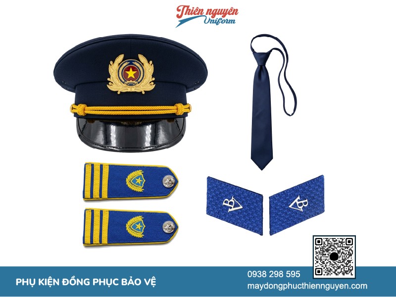 Trọn bộ phụ kiện đồng phục bảo vệ