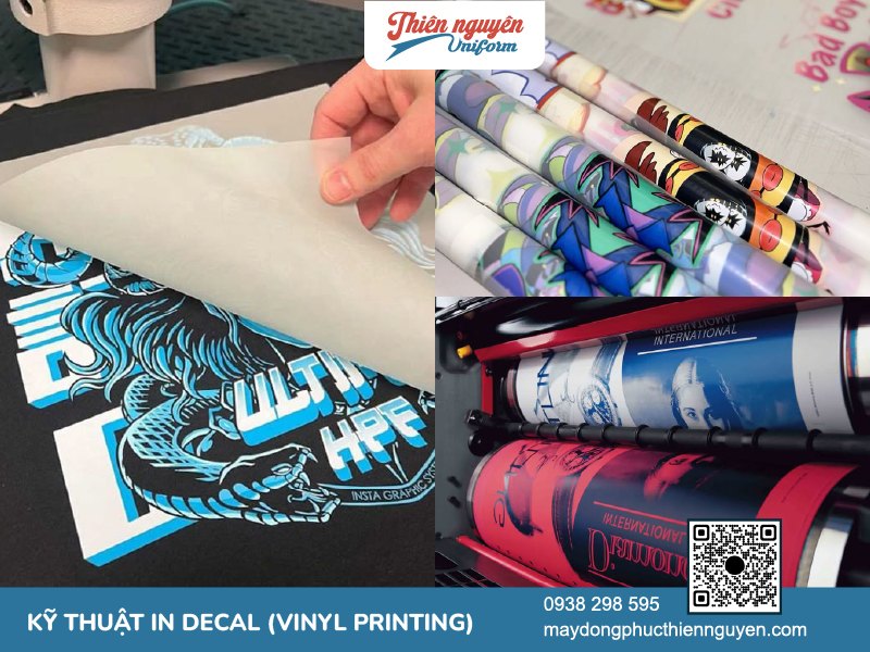 Kỹ thuật in decal lên màu sắc hình đẹp trên mọi chất liệu
