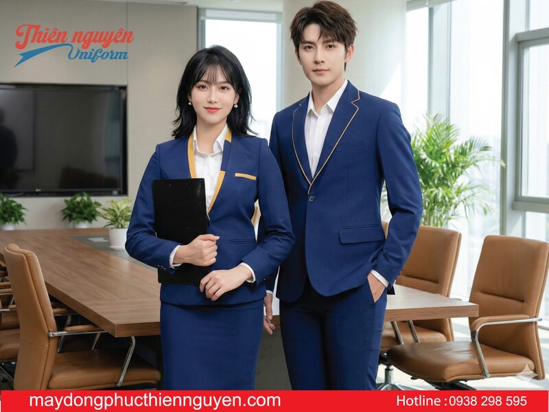 may đo vest đồng phục nam nữ tại Thiên Nguyên Uniform