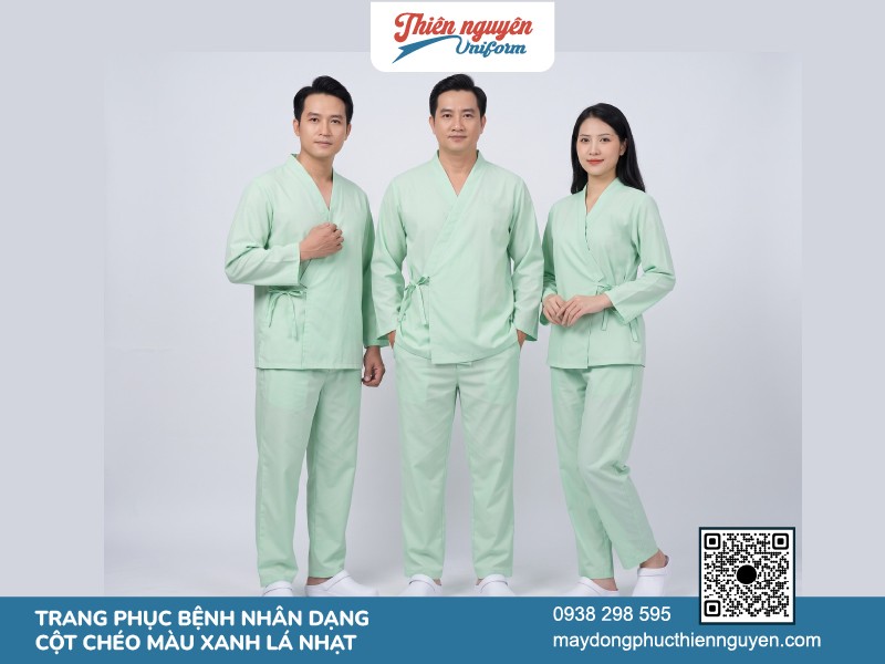 Mẫu đồng phục bệnh nhân chuẩn y khoa