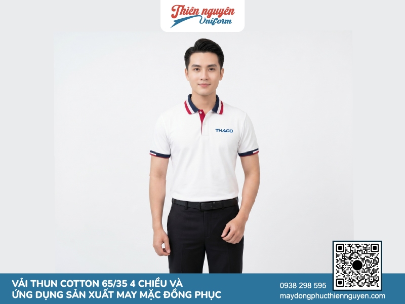 Ứng dụng vải thun cotton 65/35 (CVC) 4 chiều