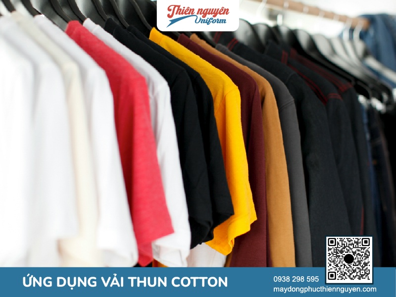 Ứng dụng của vải thun cotton trong dệt may