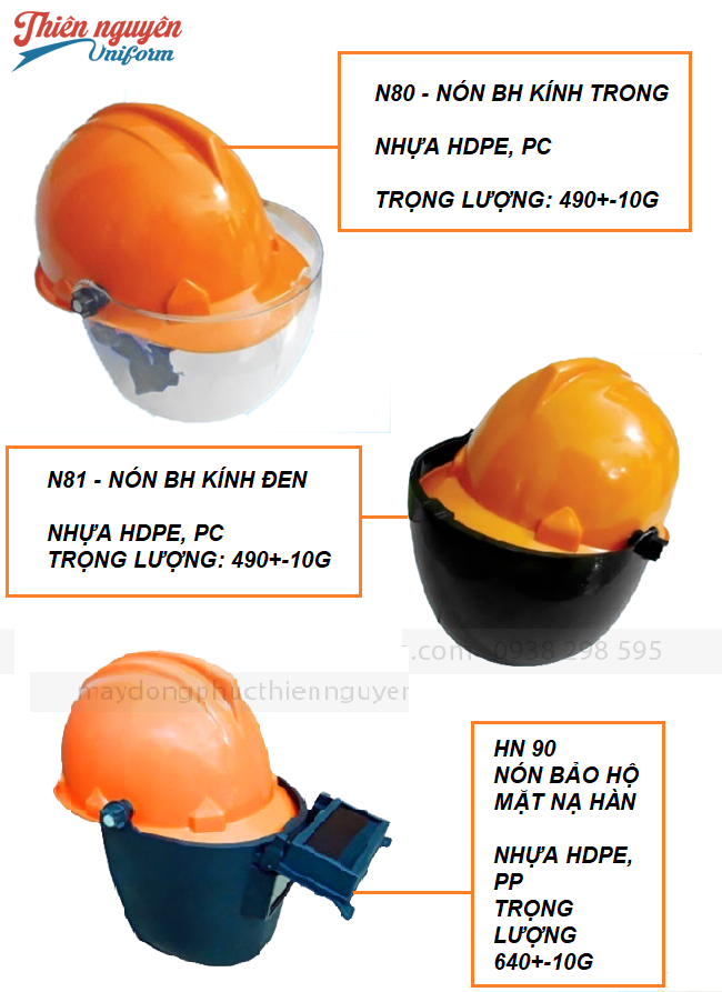 NÓN BẢO HỘ N80 N81 HN90
