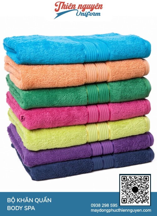 Mẫu khăn body spa 80x145cm cotton 100%