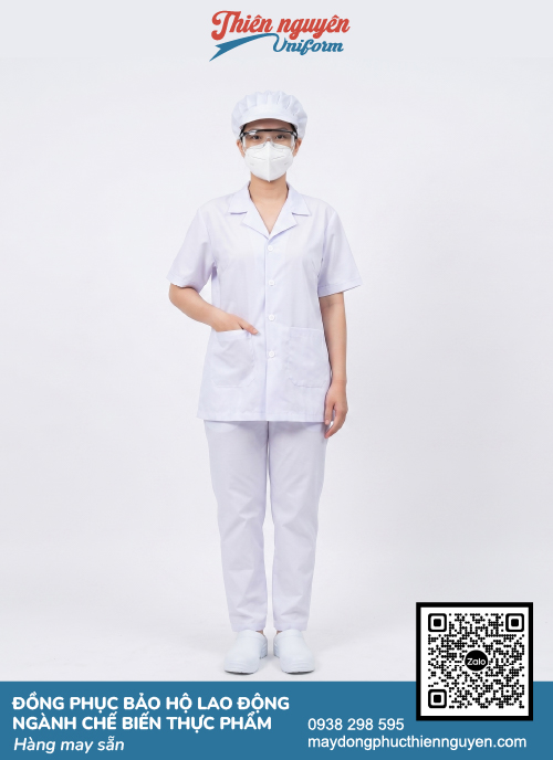 Quần áo bảo hộ ngành thực phẩm - TN02