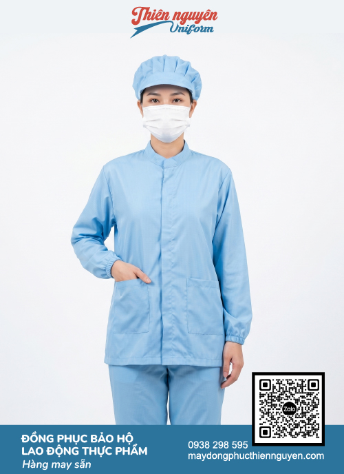 Quần áo bảo hộ ngành thực phẩm - TN01