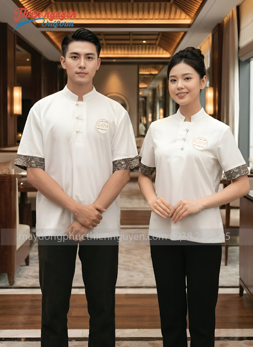 Áo đồng phục nhân viên nhà hàng Nhật - 003