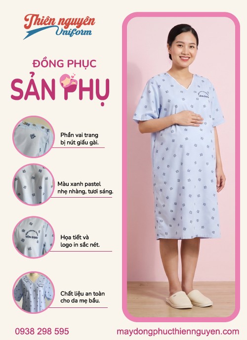 Đồng phục đầm cho sản phụ