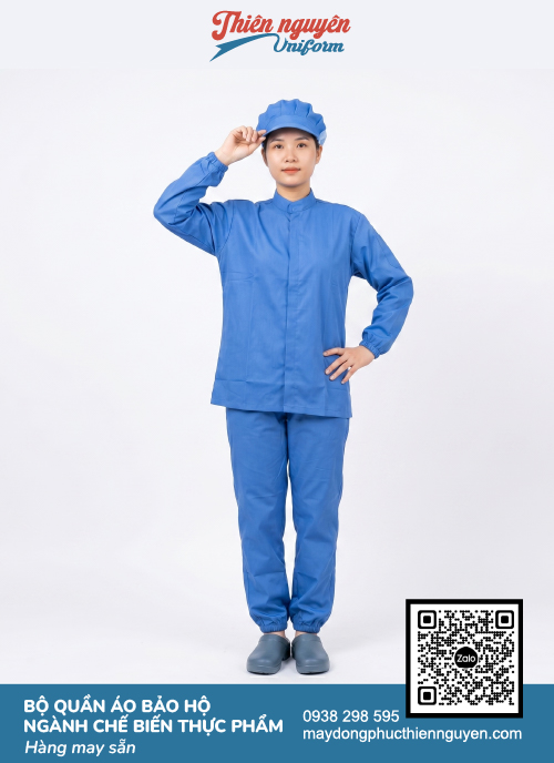 Quần áo bảo hộ ngành thực phẩm - TN03