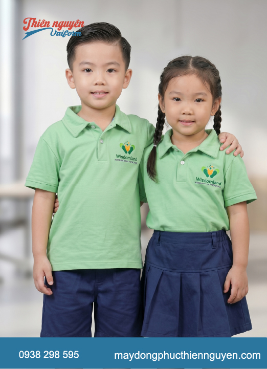 Đồng phục học sinh mầm non trường quốc tế Wisdomland