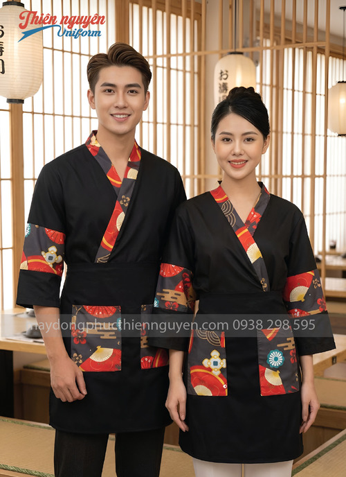 Đồng phục nhân viên nhà hàng Nhật - 002
