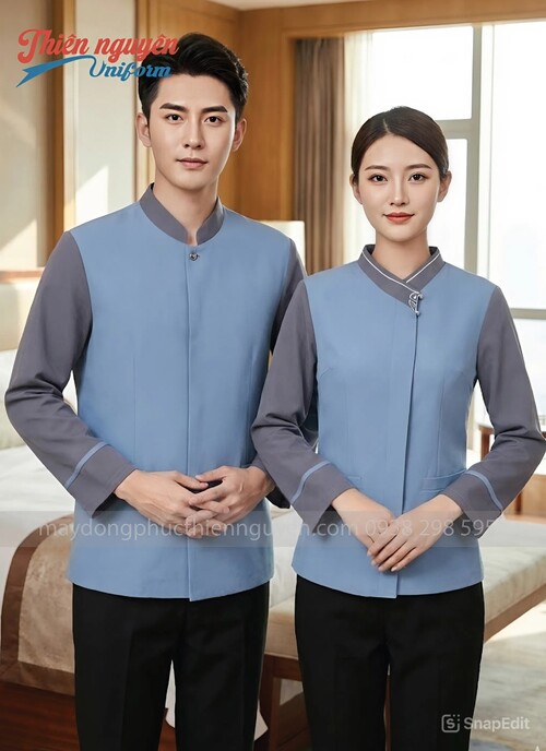 Đồng phục nhân viên tạp vụ bệnh viện - 042