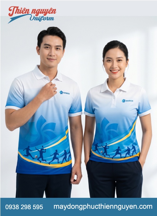 Mẫu áo thun chạy bộ công ty Sasco