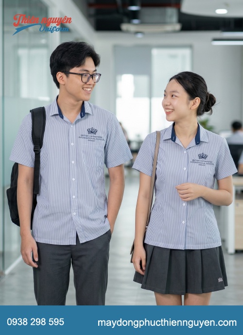 Đồng phục học sinh cấp 3 trường quốc tế Anh Việt BVIS