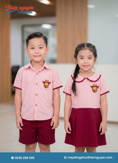 Đồng phục học sinh mầm non Trường quốc tế Saigon Academy