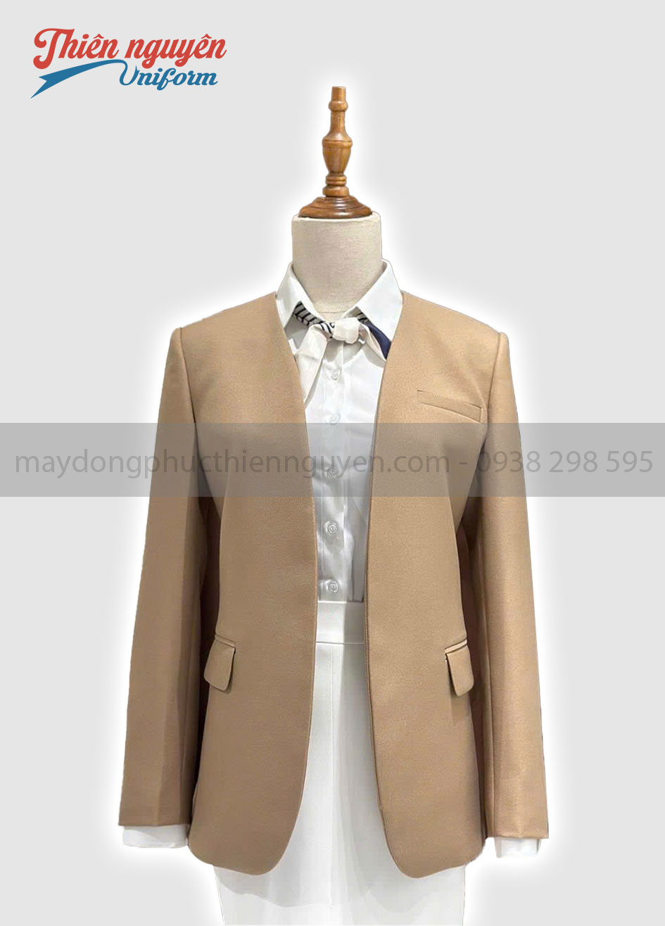 ÁO VEST NỮ KHÔNG CỔ - 021