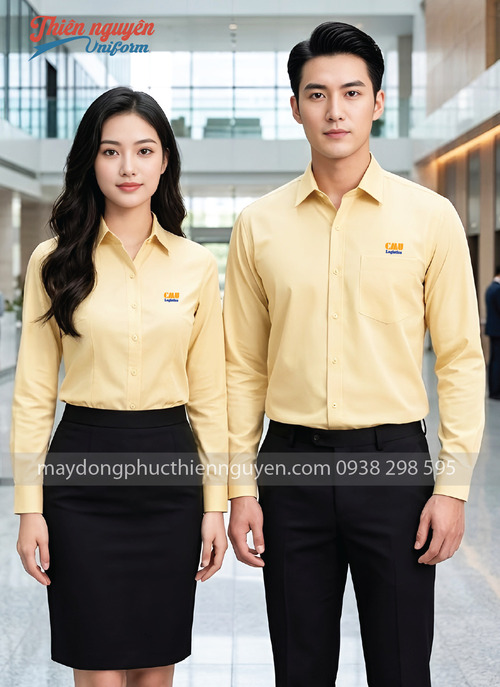 Áo sơ mi đồng phục công ty CMU Logistics