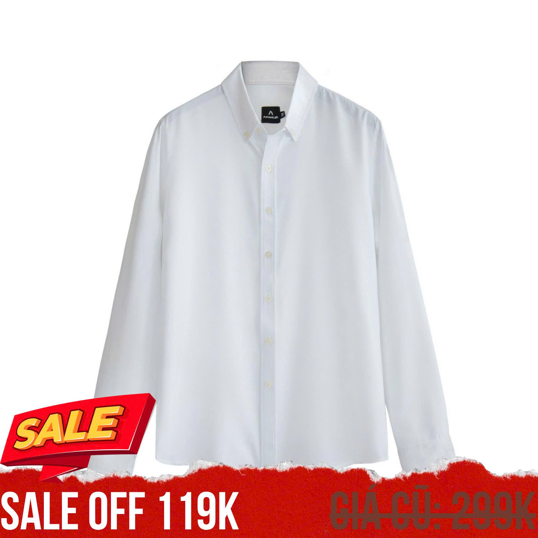 Sơ Mi Lụa Tay Dài AMANLAB