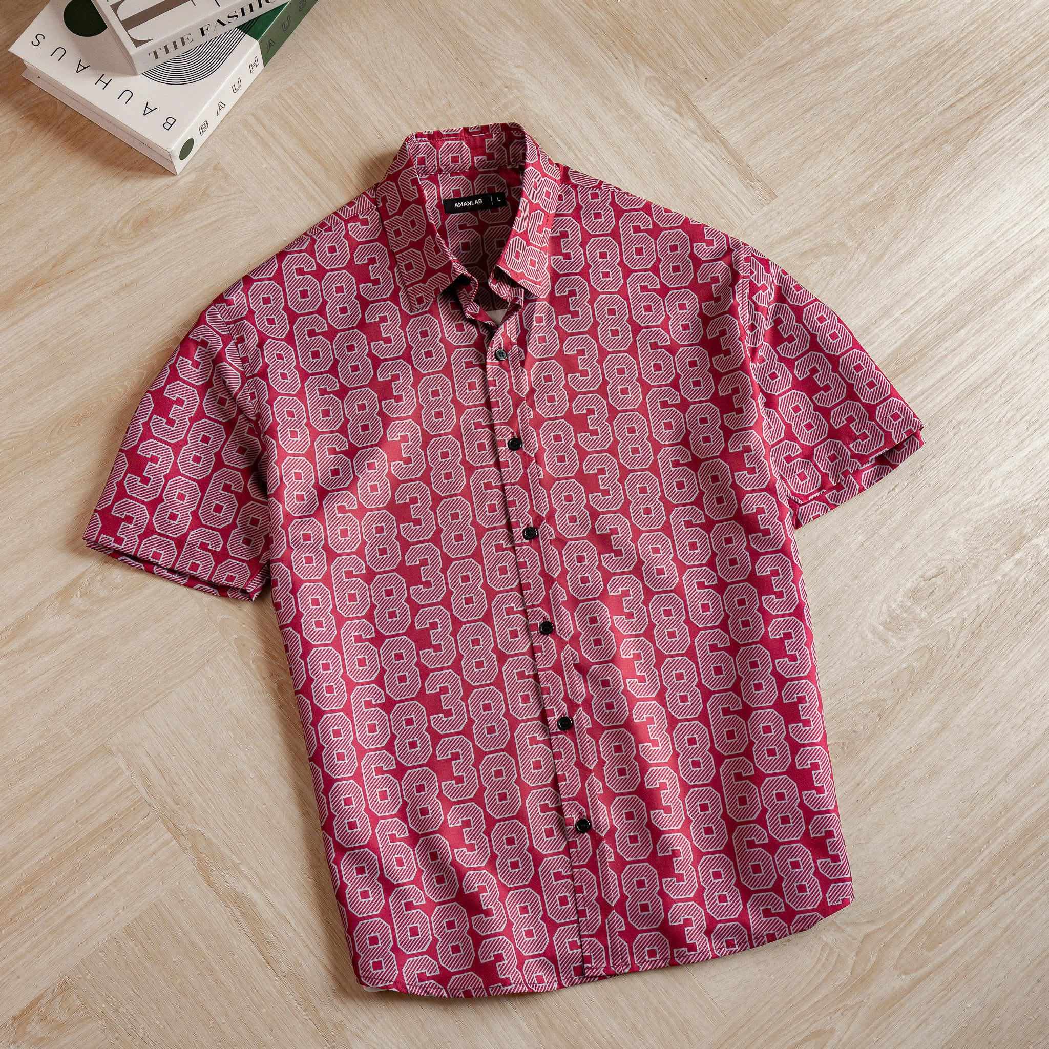 Sơ Mi Họa Tiết Gen8386 AMANLAB