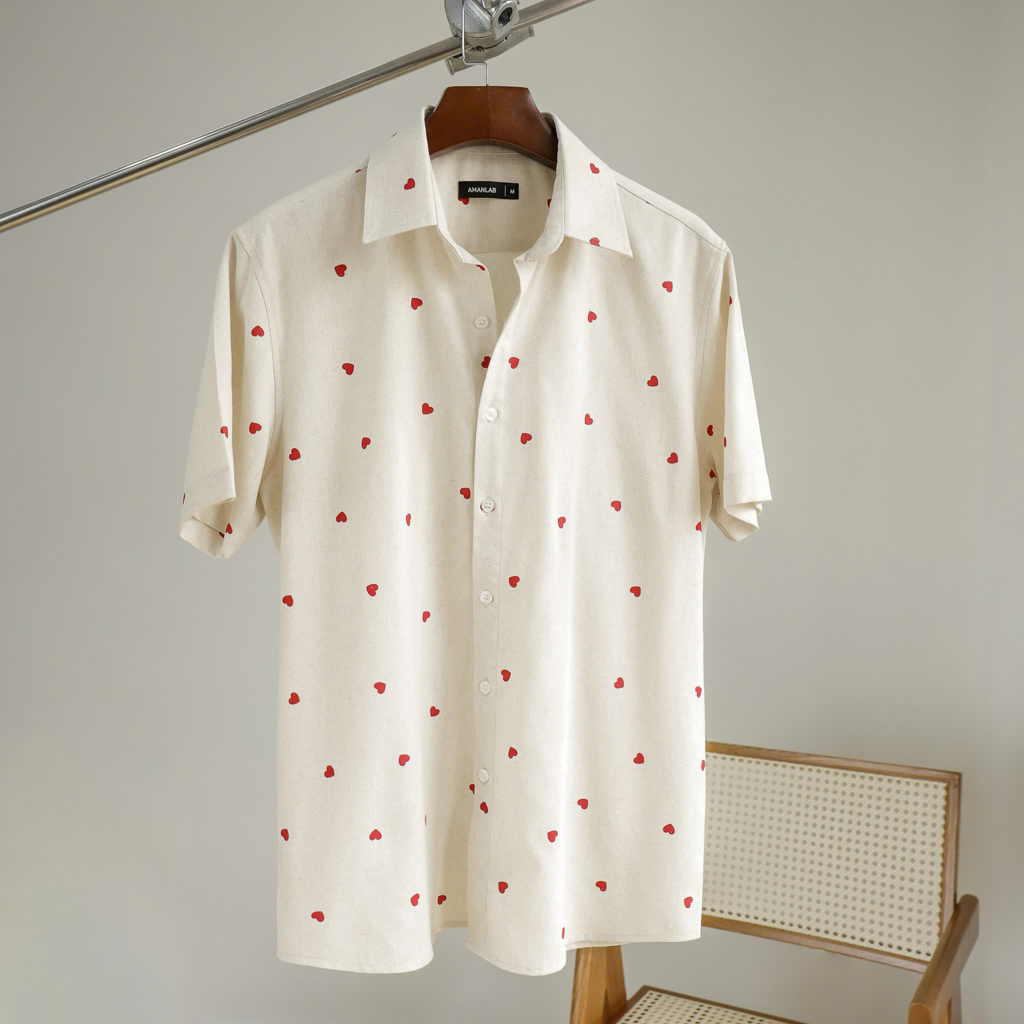Sơ Mi Linen Heart AMANLAB
