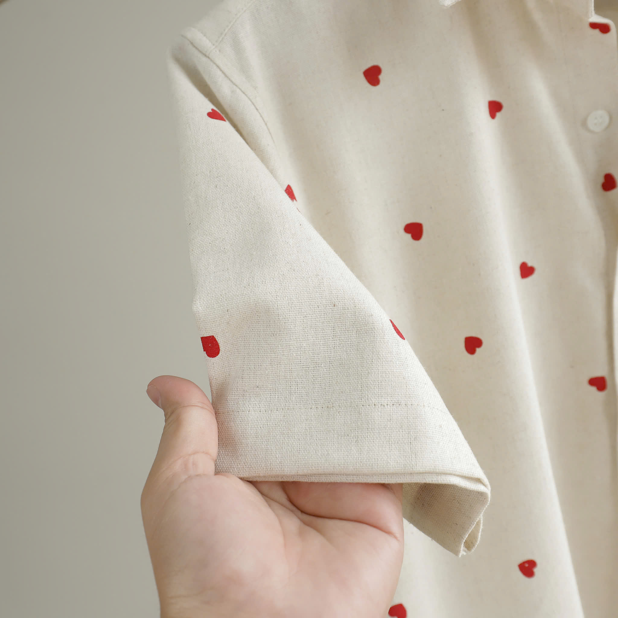 Sơ Mi Linen Heart AMANLAB