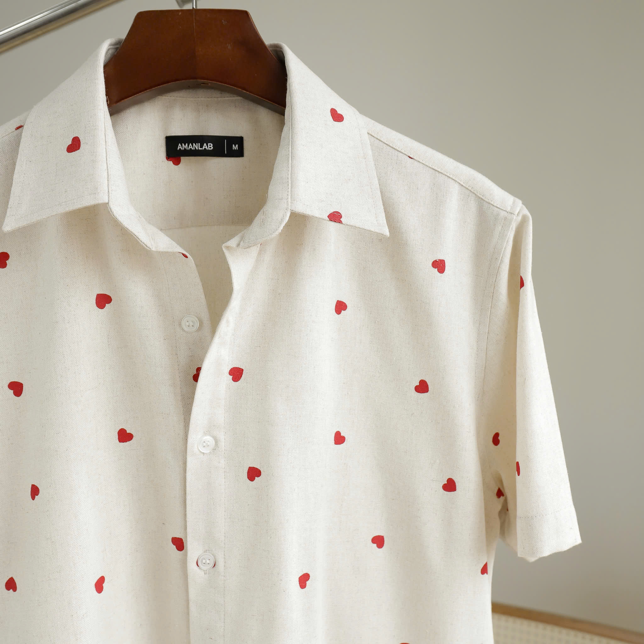 Sơ Mi Linen Heart AMANLAB