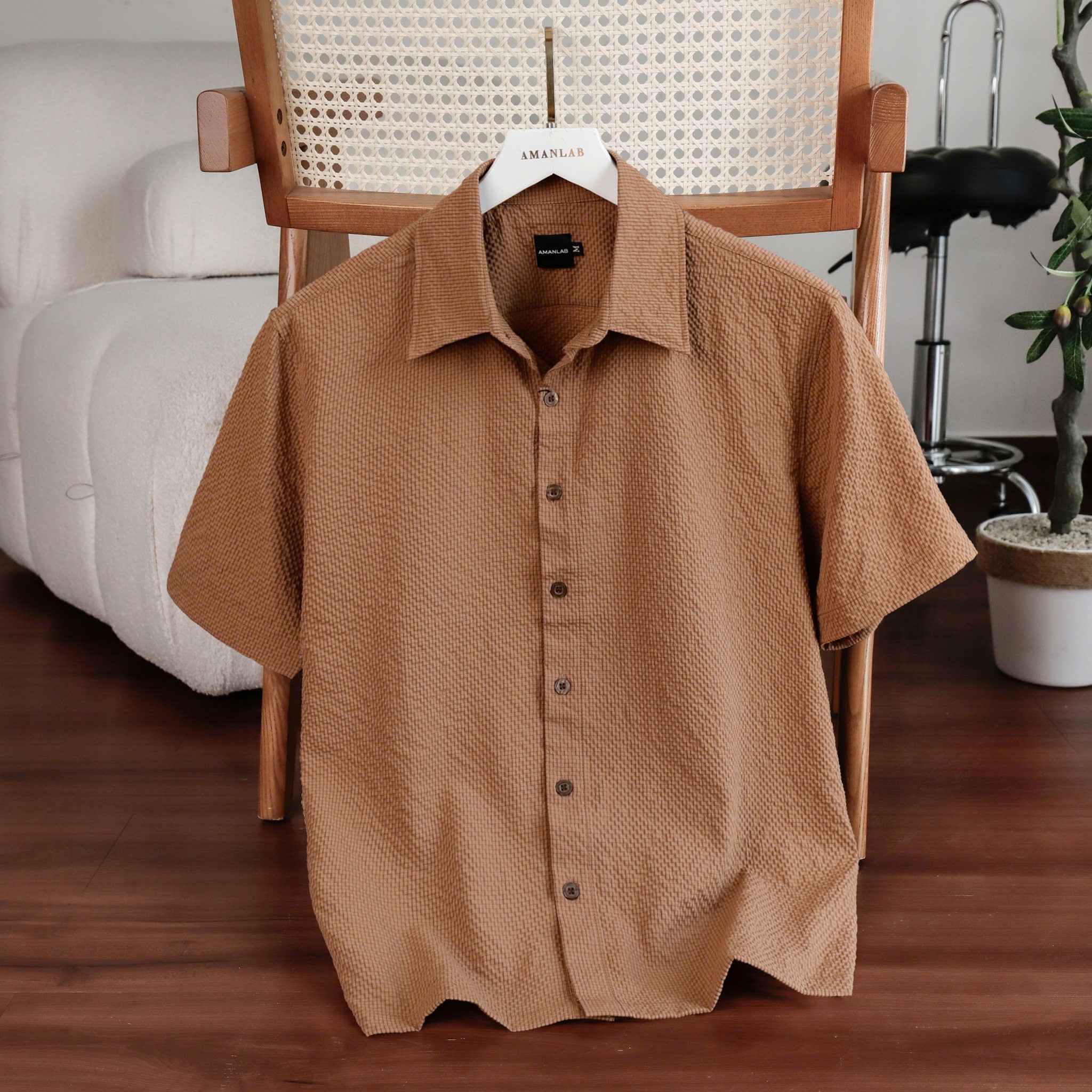 Sơ Mi Cotton Floral AMANLAB