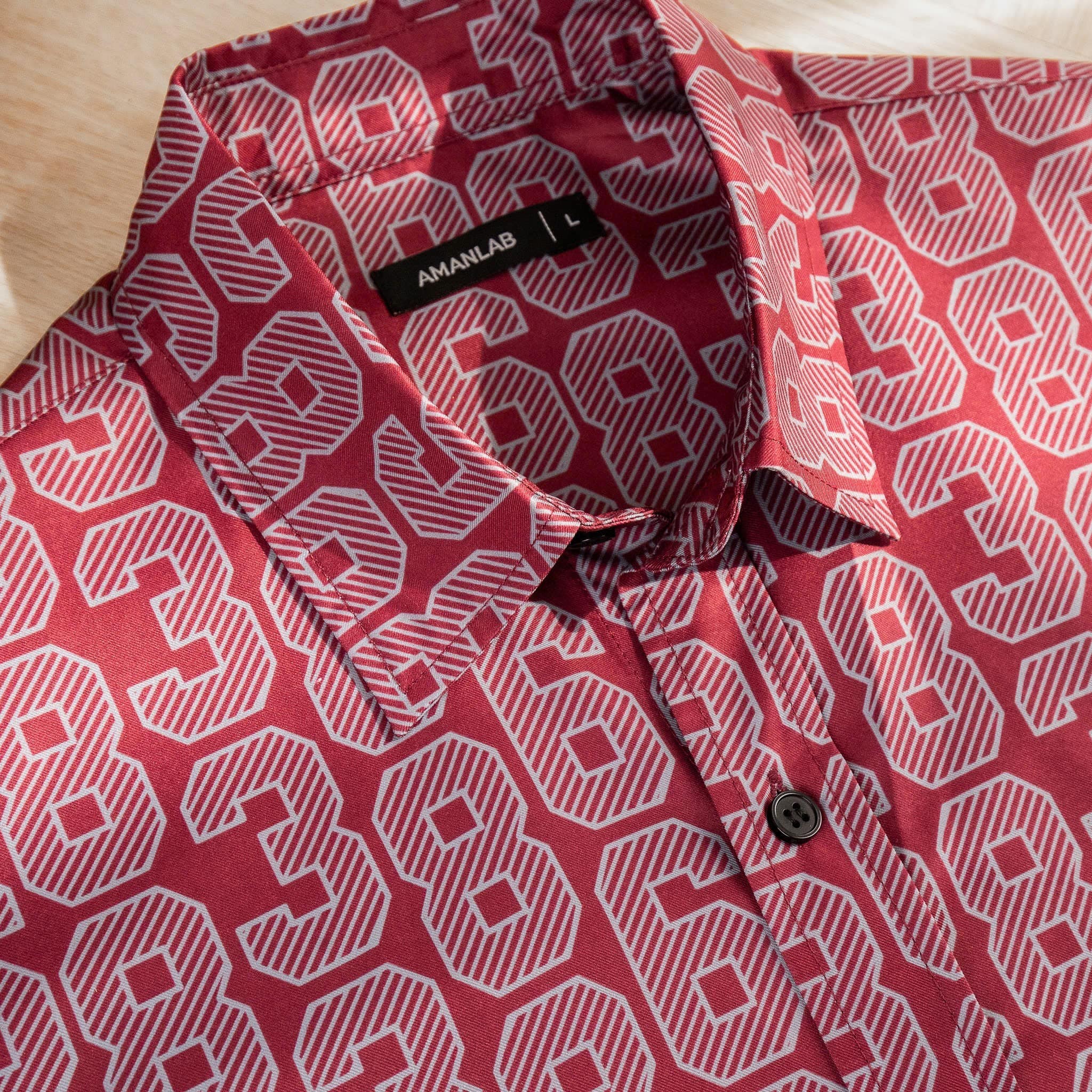 Sơ Mi Họa Tiết Gen8386 AMANLAB