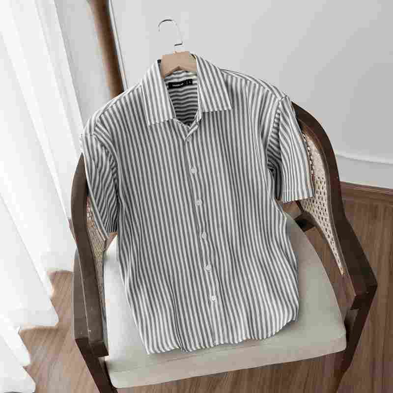 Sơ Mi Sọc Họa Tiết VYN AMANLAB