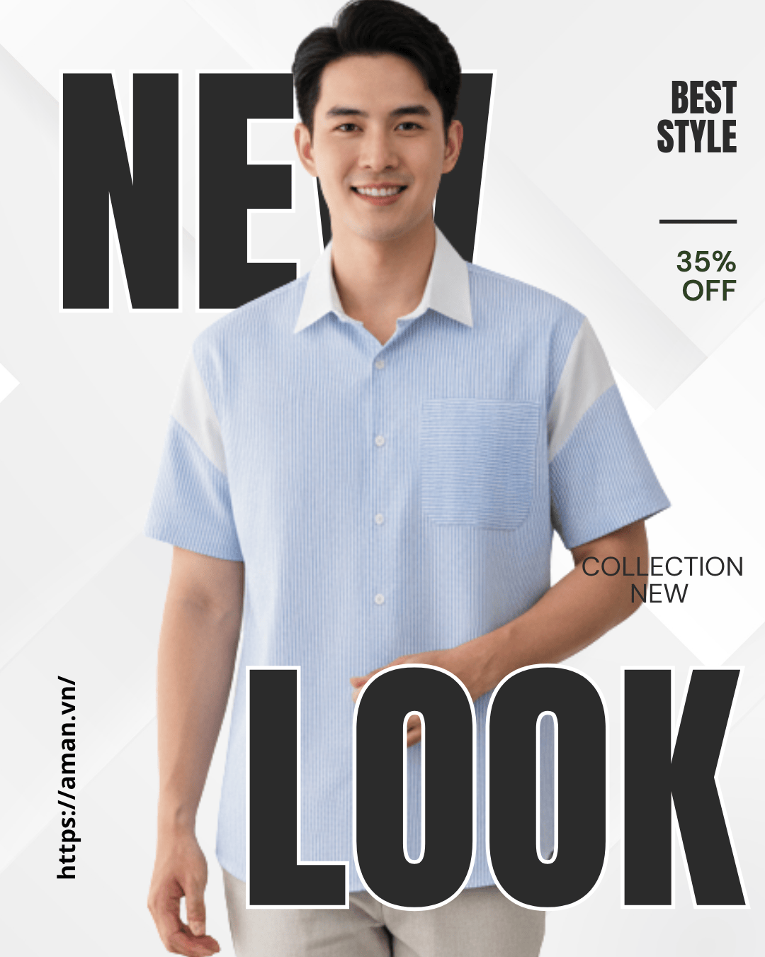 Sơ Mi Sọc Falcon AMANLAB