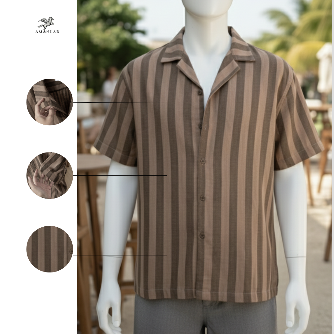 Sơ mi vải Linen OREN AMANLAB