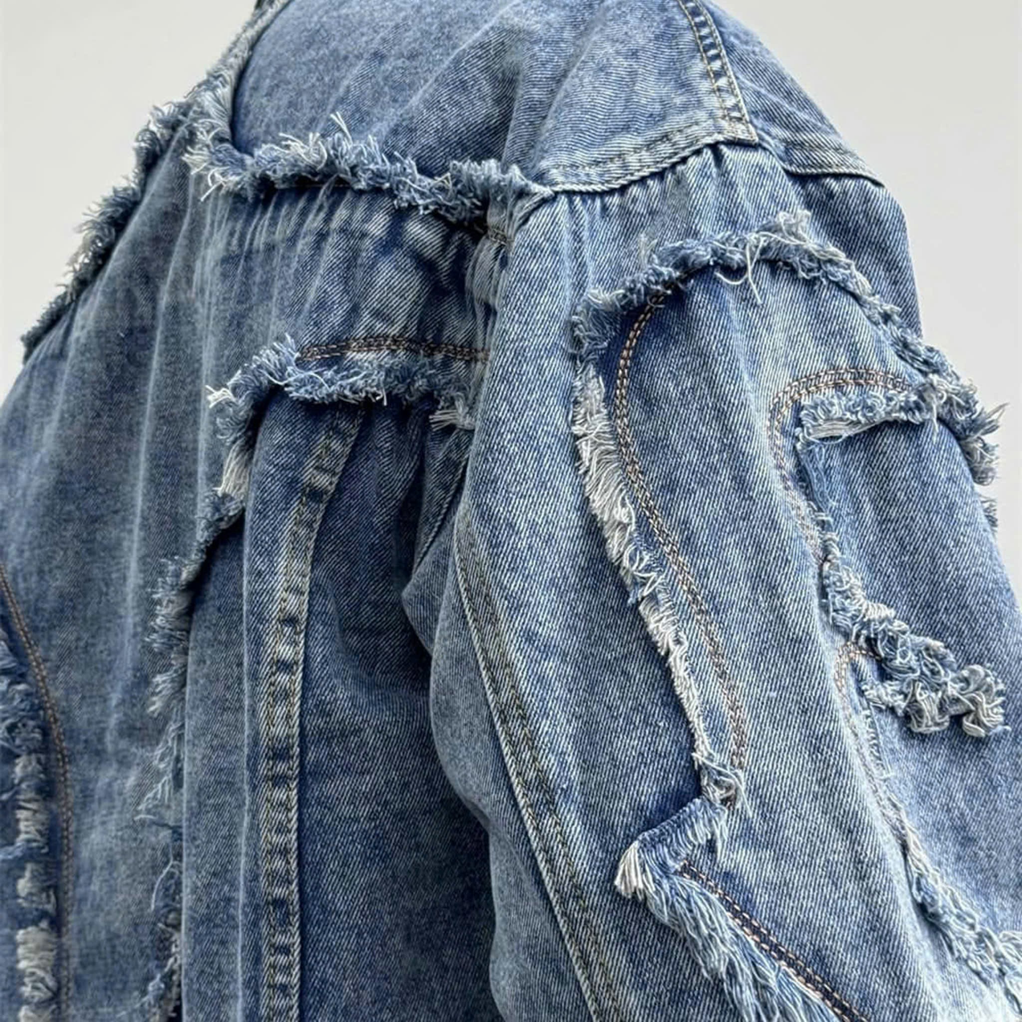 Áo Jeans Wash Demin AMANLAB