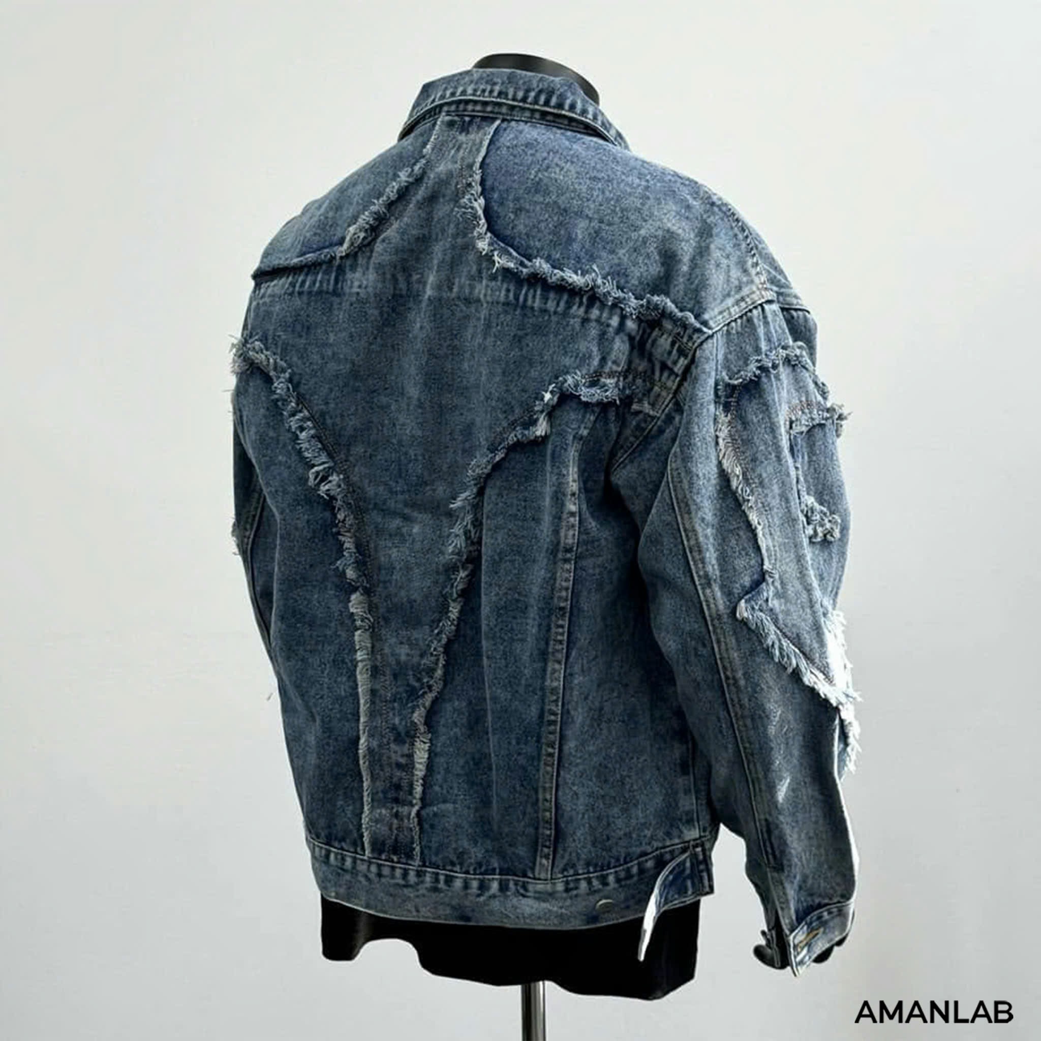 Áo Jeans Wash Demin AMANLAB