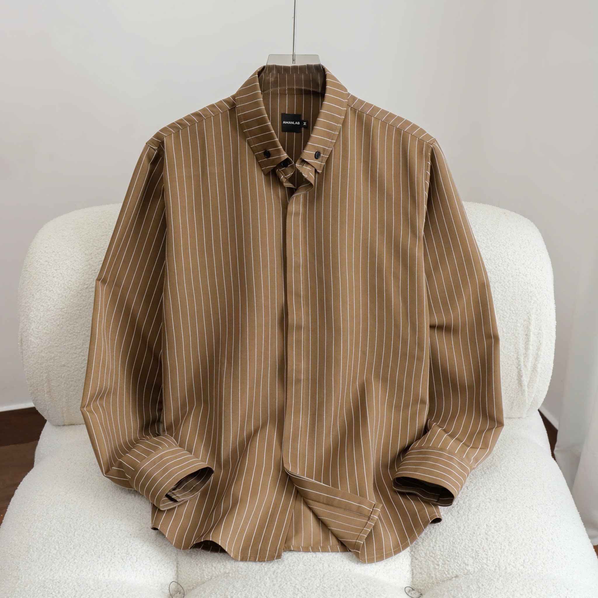 Sơ Mi Pinstripe Noir  AMANLAB