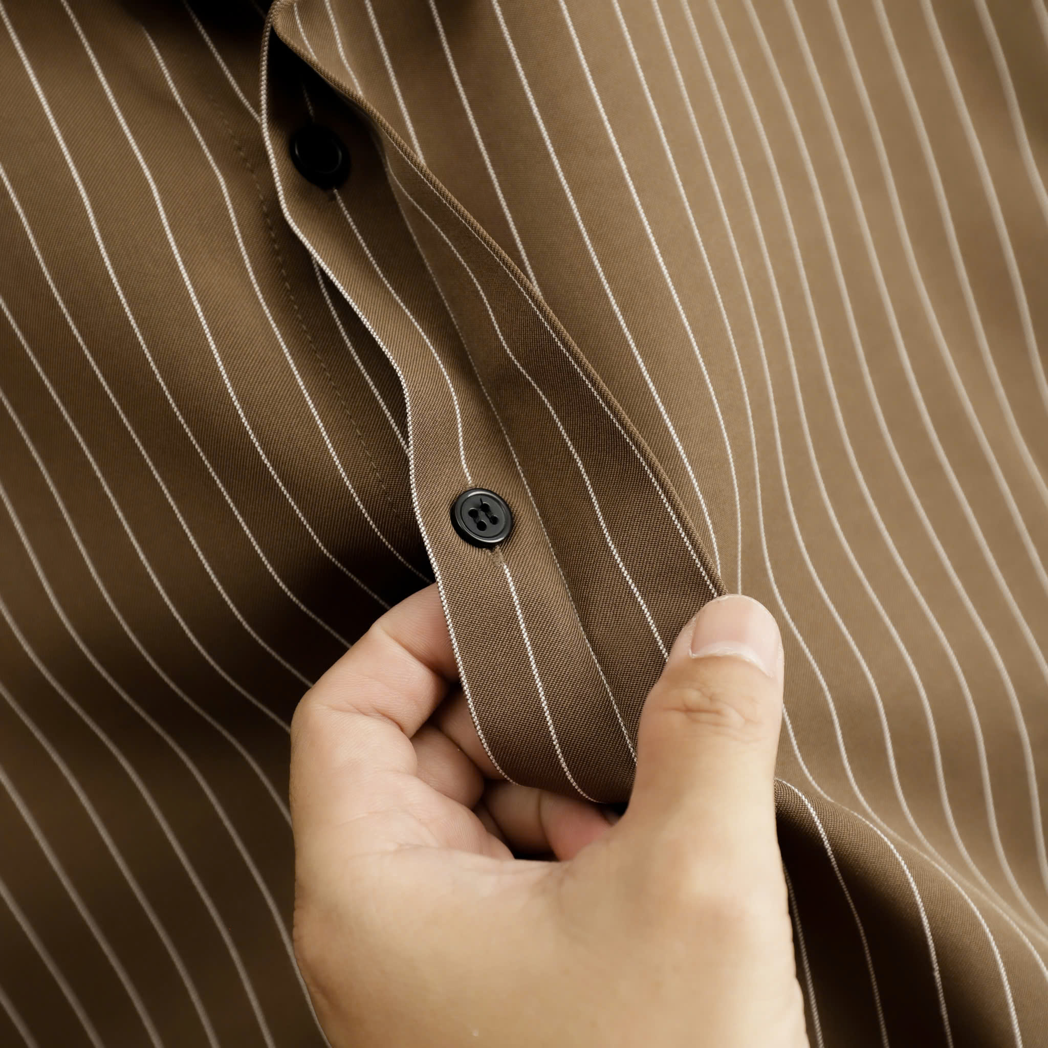 Sơ Mi Pinstripe Noir  AMANLAB