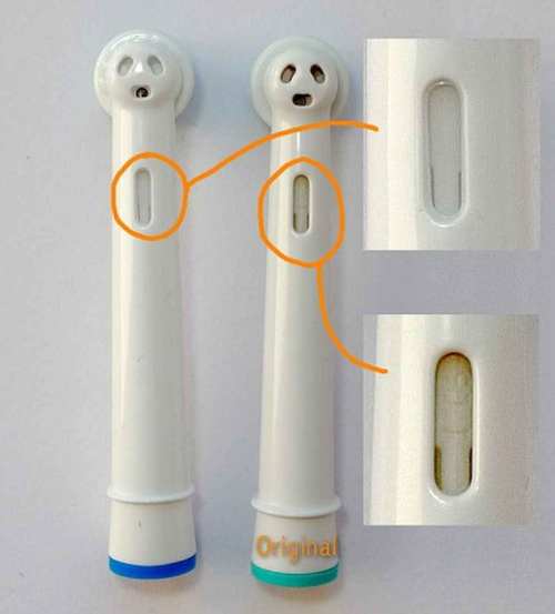 phan biet ban chai dien oral b that va fake