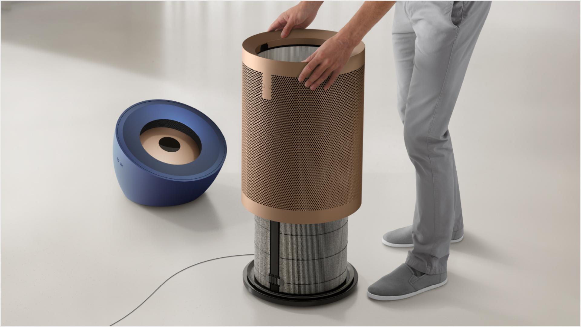 Thay bộ lọc dễ dàng và hợp vệ sinh