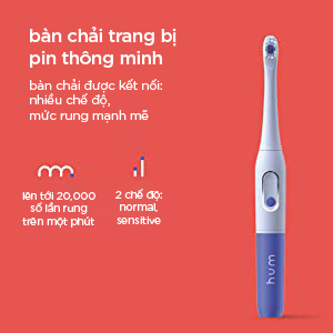 Bàn chải điện Colgate Hum