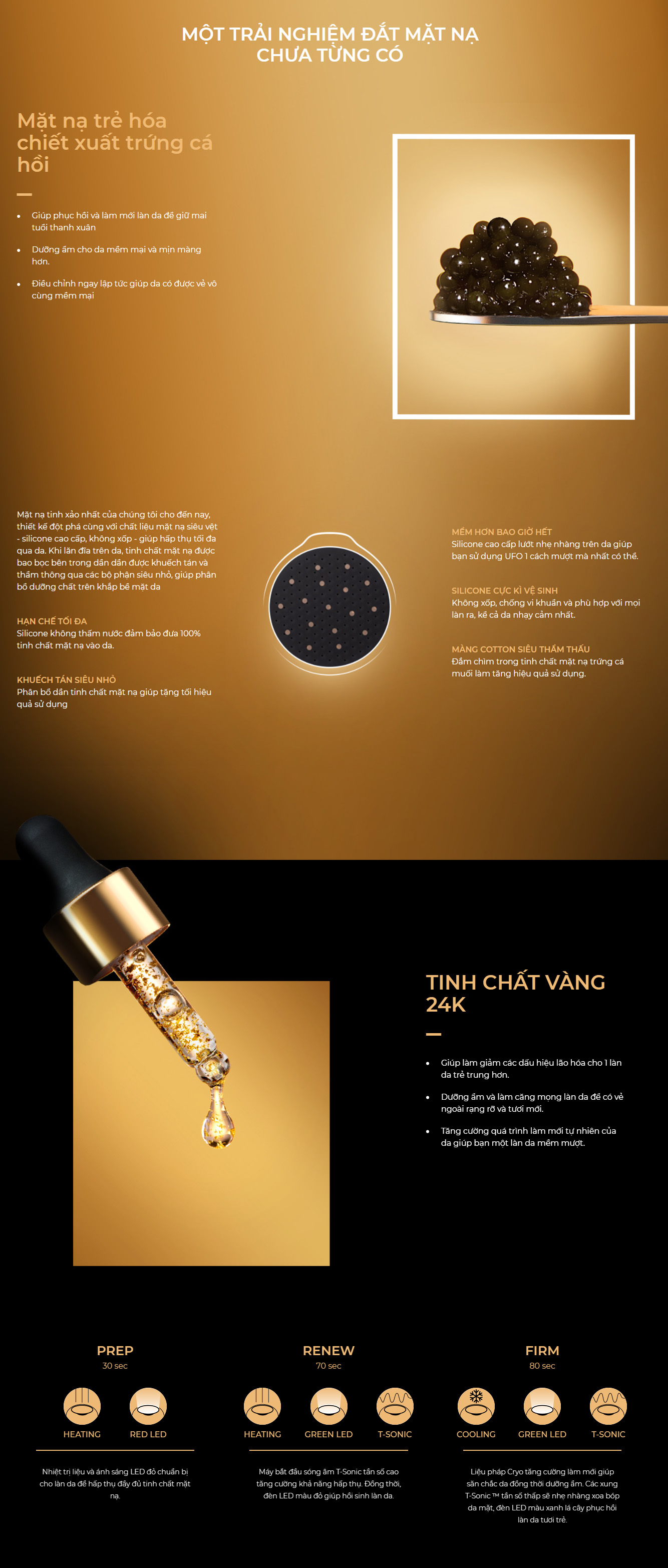 Mặt nạ FOREO Intensive Caviar Fusion