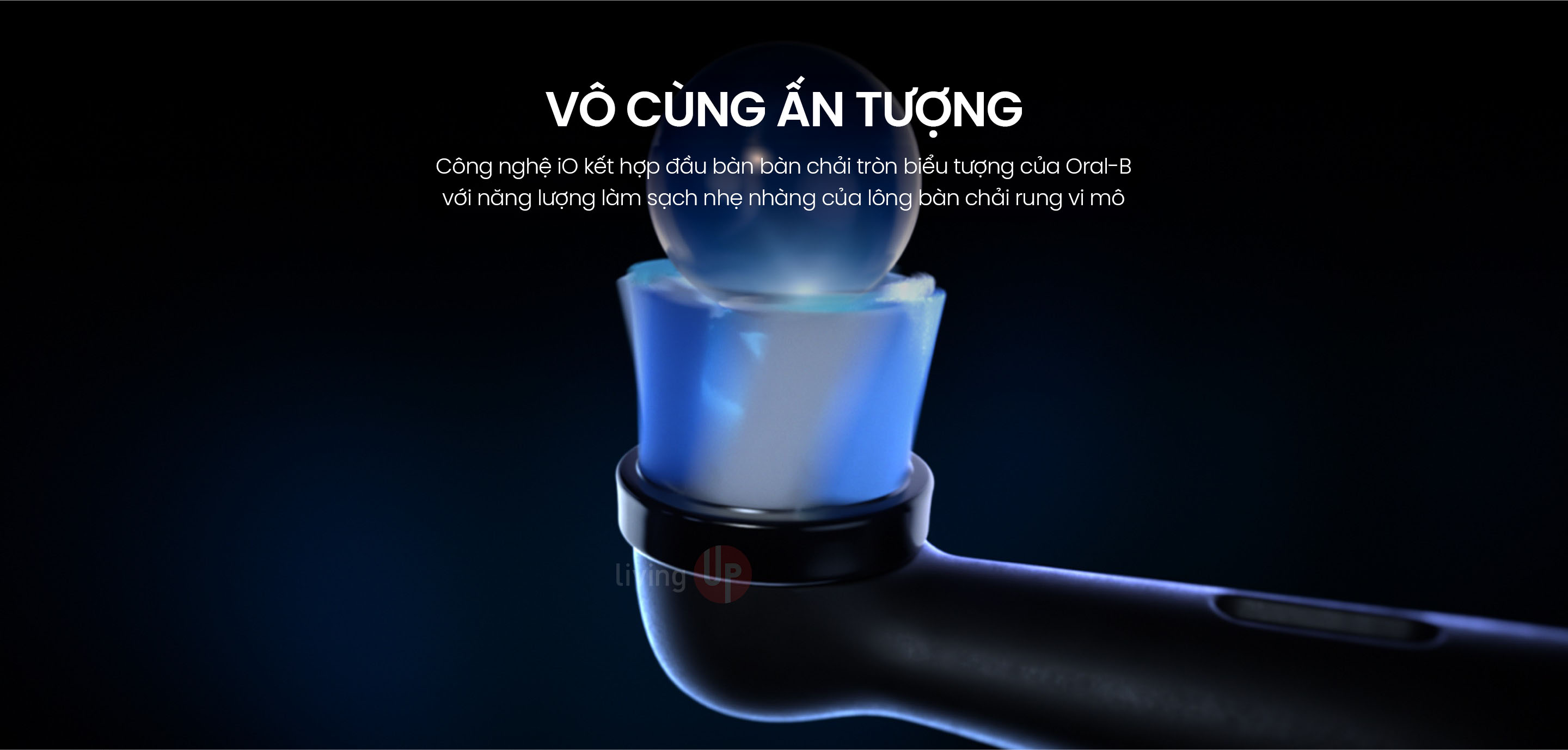Ban chai dien oral-b io series 10 dau ban chai tron