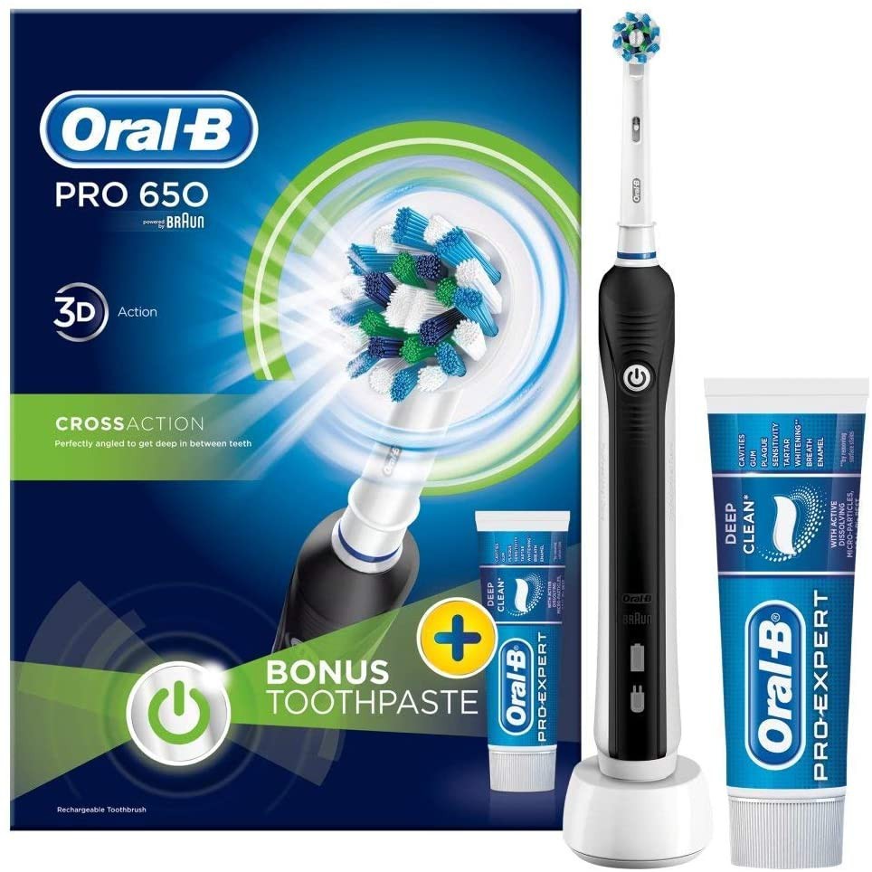 Ban chai dien tot nhat, ban chai dien oral b pro 650 3d