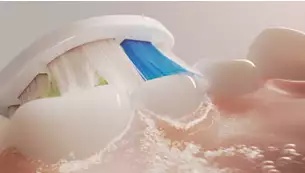 Công nghệ Sonicare Fluid Action – làm sạch sâu từng kẽ răng