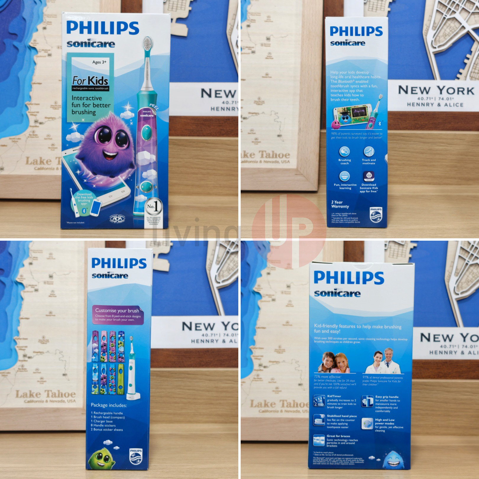 Bàn chải điện trẻ em Philips Sonicare For Kids 3+ HX6321/03