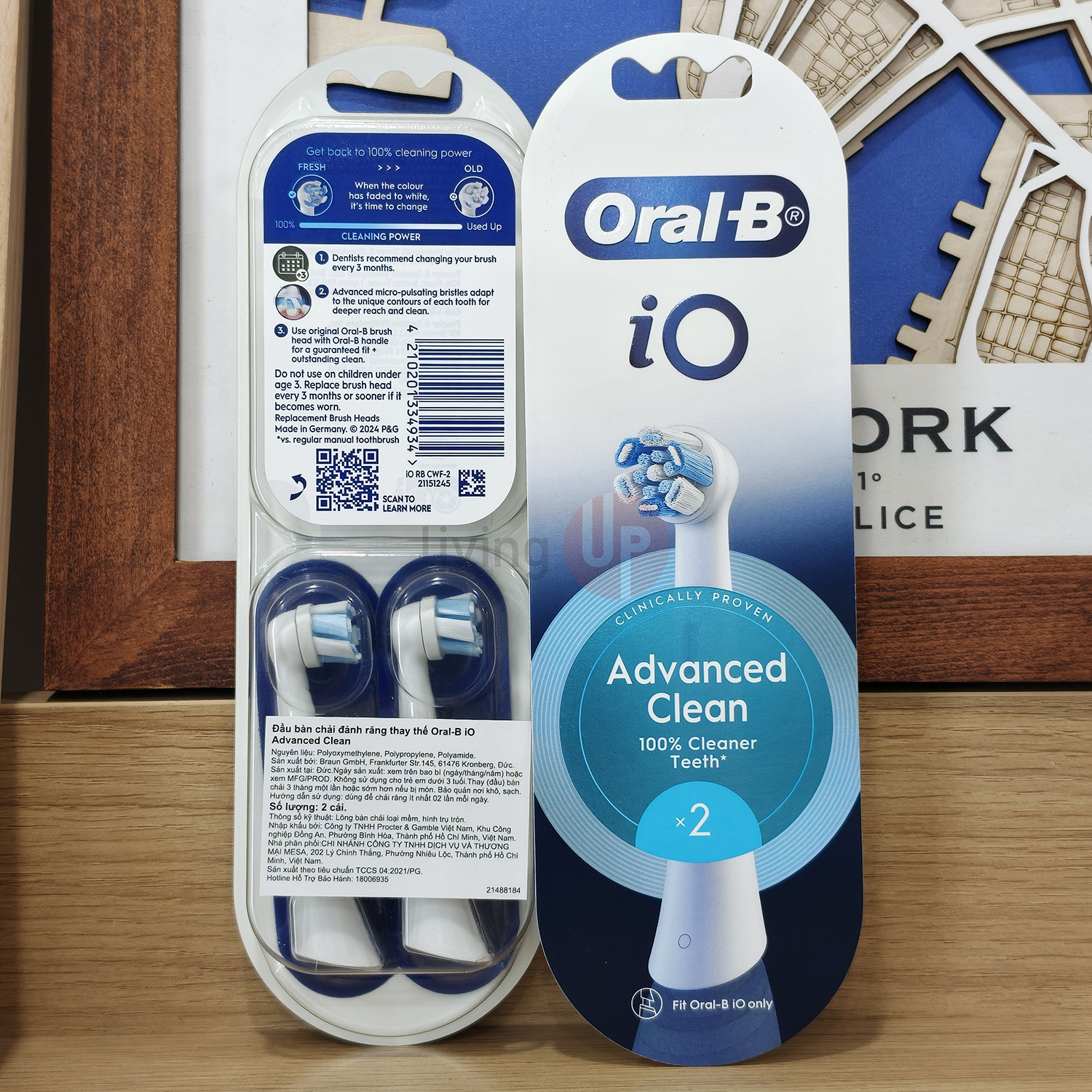 Đầu bàn chải thay thế Oral-B iO Ultimate Clean Advanced Clean