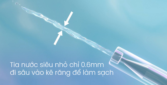 Dòng nước mảnh 0,6 mm